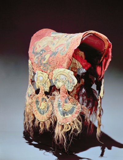 Couverture de selle avec des griffons attaquant des chèvres - Scythian